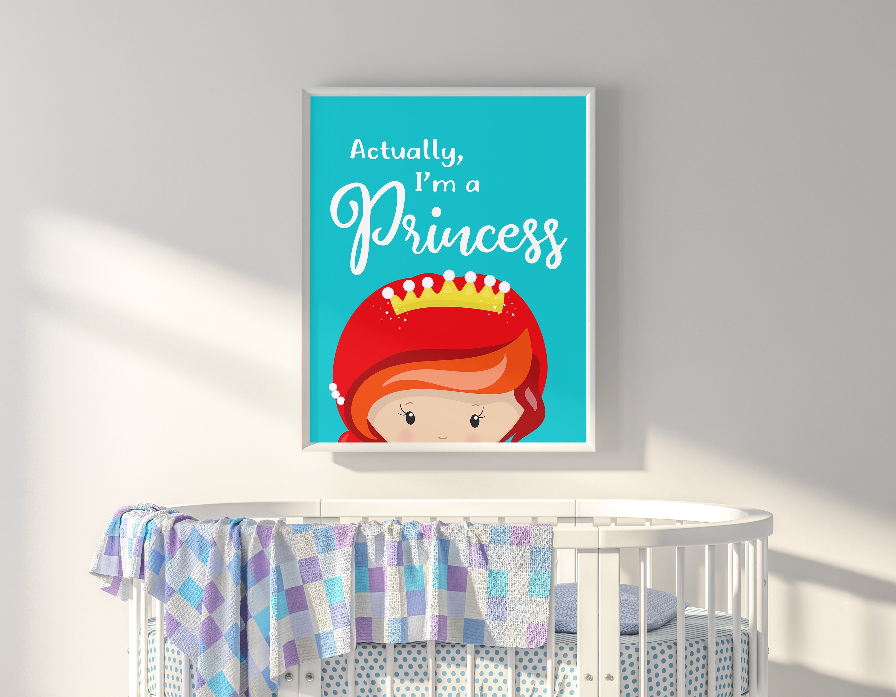 Princess Wall Art Princess Nursery Printable Wall Art Etsy