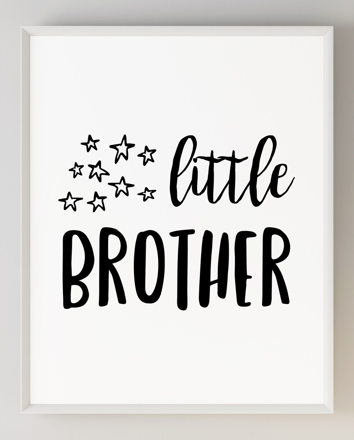 Big Sister Little Brother Wall Art Brother and Sister Room - Etsy
