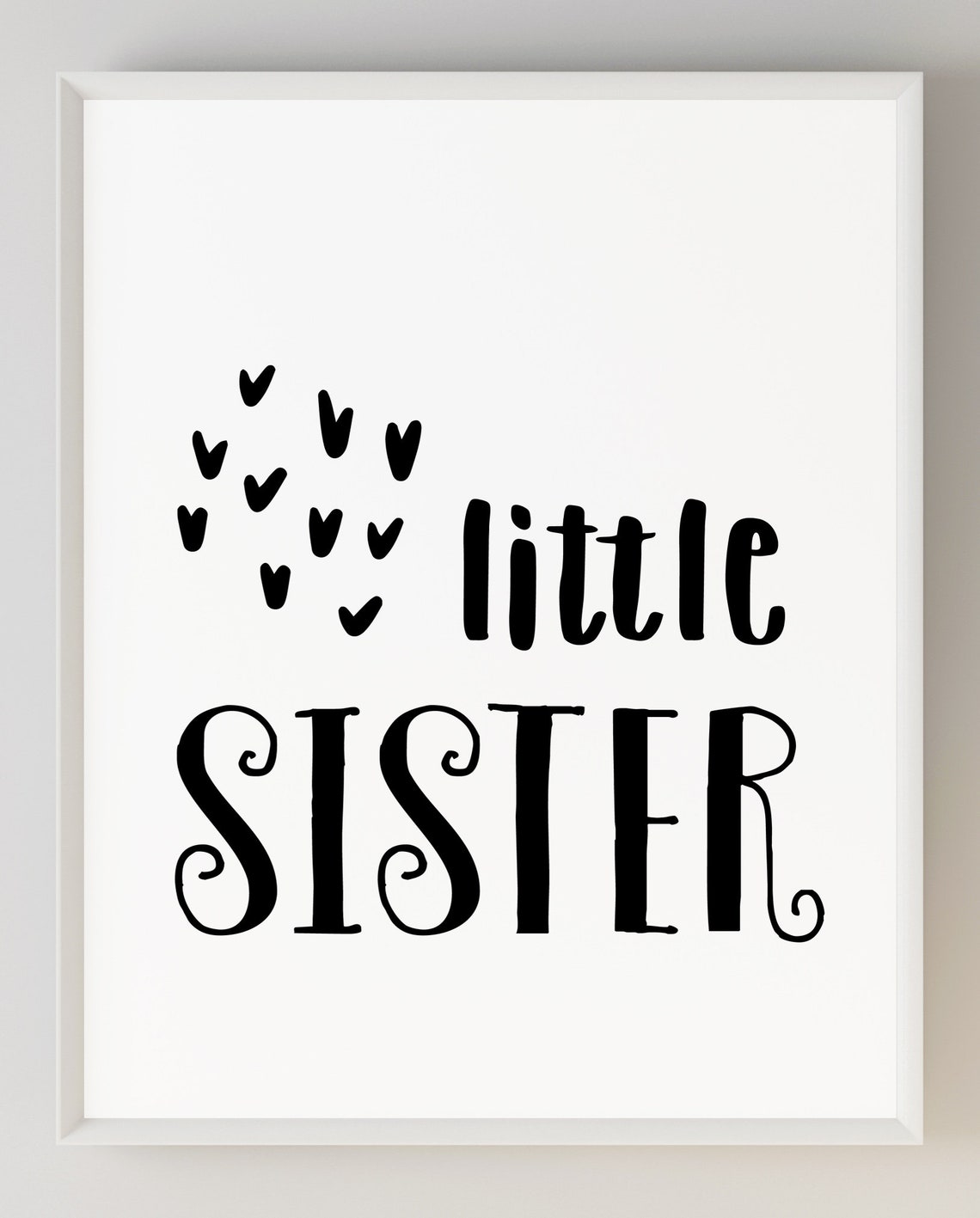 Big Brother Little Sister Wall Art Brother & Sister Wall Etsy