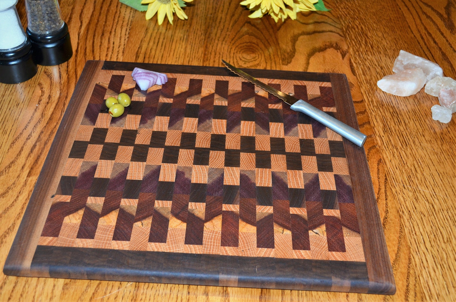 Mosaic Cutting Board Free Shipping Etsy