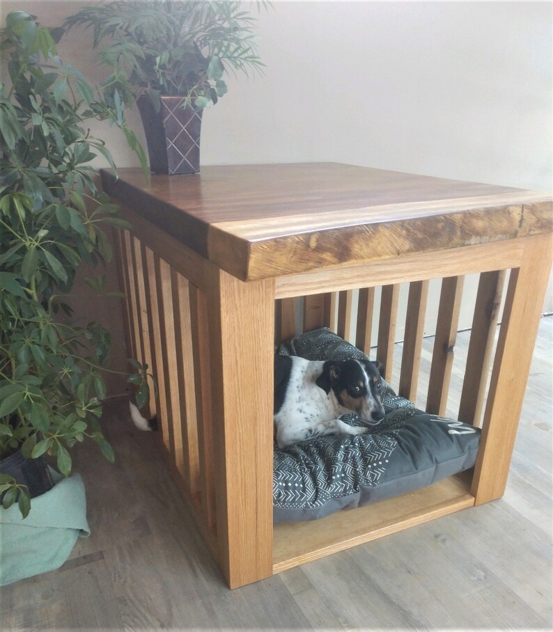 Custom Dog Crate Furniture Etsy