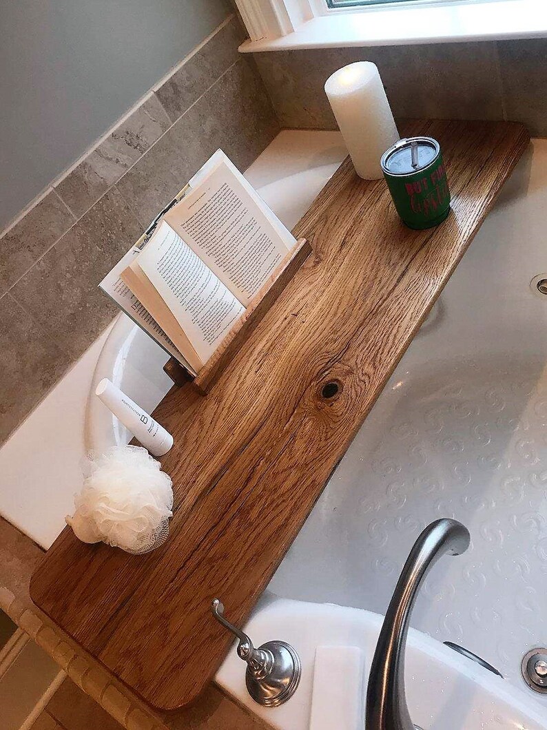 Custom wood bath board/ bath tray FREE SHIPPING Etsy