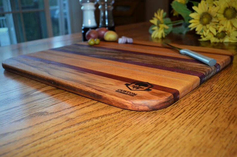 Exotic Wood Cutting Board FREE SHIPPING Etsy