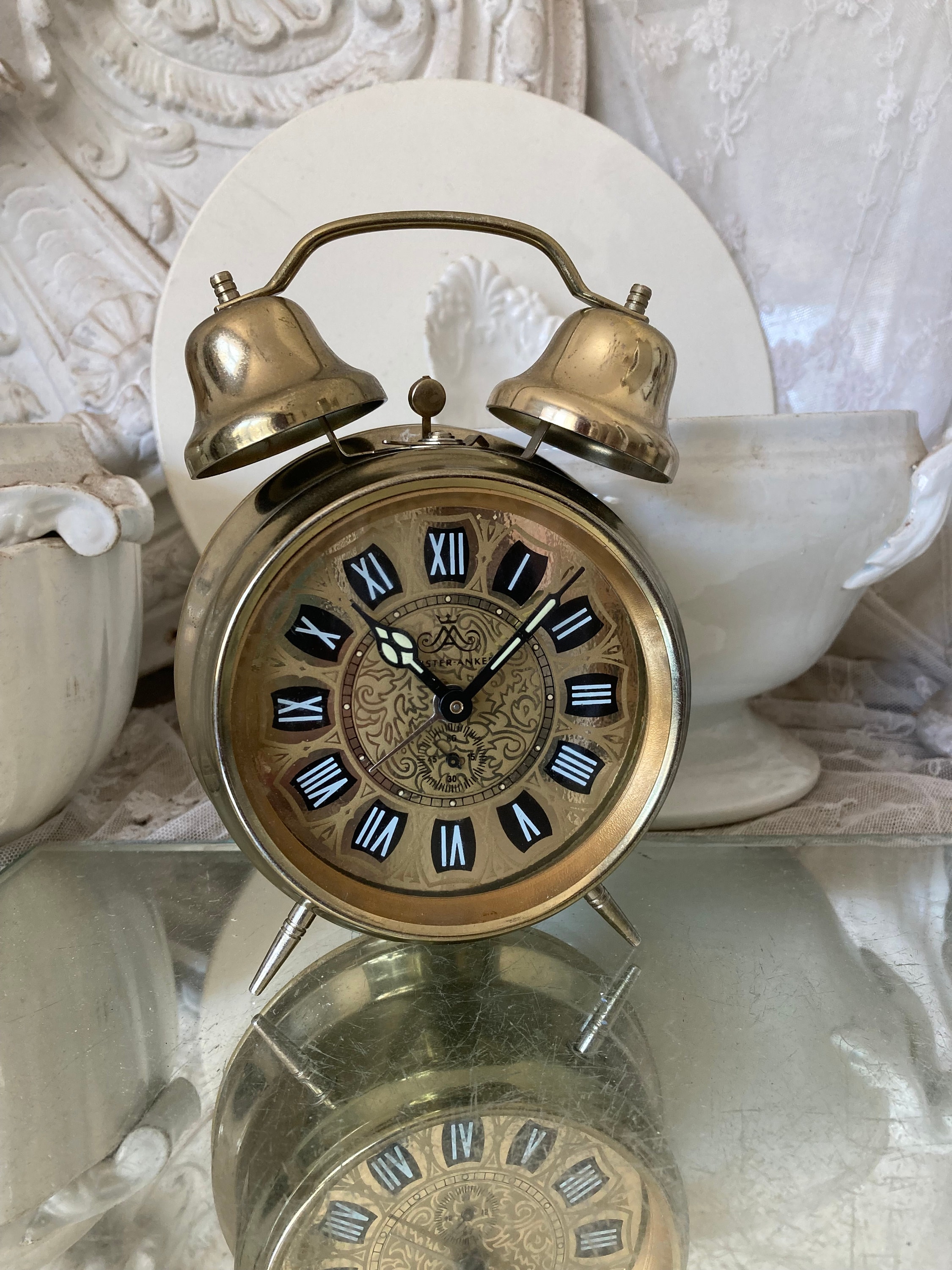 Antique Musical Alarm Carriage Clock (JL) Antique Musical Alarm Carriage Clock (JL)