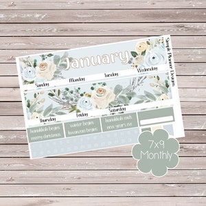 Winter Floral Monthly Kit