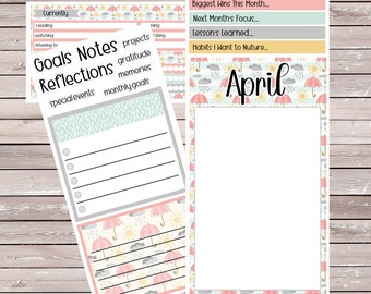 April Showers Monthly Dashboard Kit