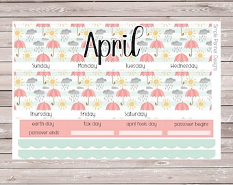 April Showers Monthly Kit