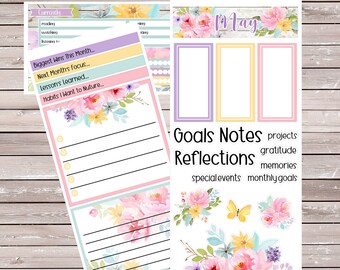 May Flowers Monthly Dashboard Kit