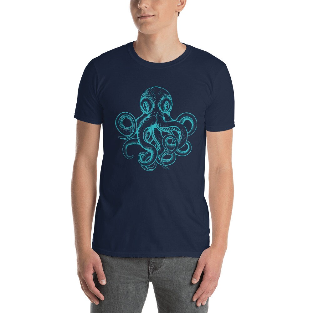 Octeepus Short-sleeve Unisex T-shirt Octopus Sea Creature - Etsy