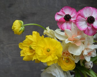 B L E S S E D  Boquet Digital Photo Download | Floral Photography | Digital Download Photos | Pastel Flower Photo