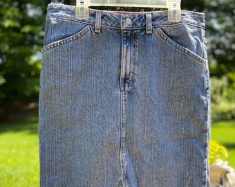 tommy hilfiger jean skirt