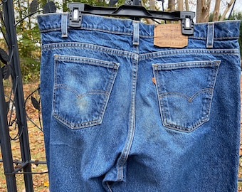 1980's Orange Tab 550 Levi's