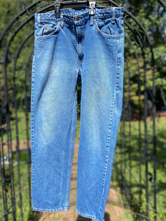 90's Orange Tab 505 Levi's - image 2