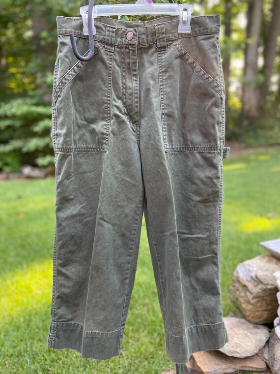 Bill Blass Chinos Army Green Carpenter 