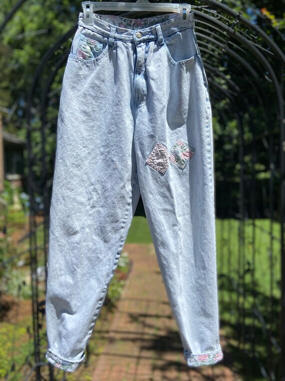 1980's Stefano International Patch Jeans