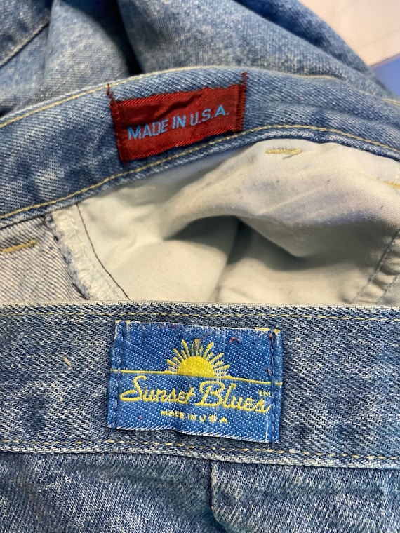 Vintage 80's Sunset Blues Jeans - image 7