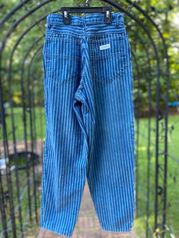 Vintage 80's Striped Gitano Jeans - image 2