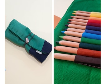 TITOLINO Waldorf roll case for LYRA colored pencils