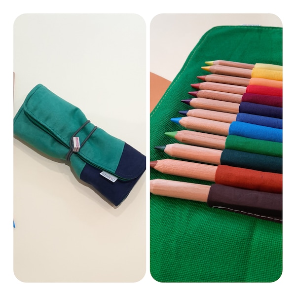 TITOLINO Waldorf roll case for LYRA colored pencils