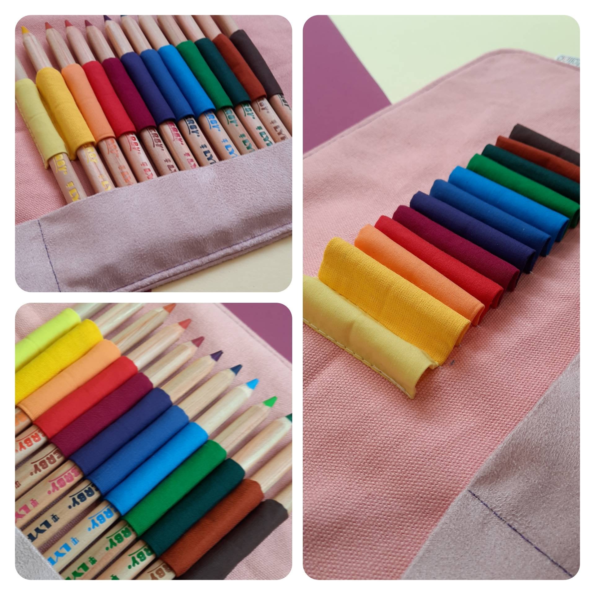 TITOLINO Waldorf Roll Case for LYRA Colored Pencils 