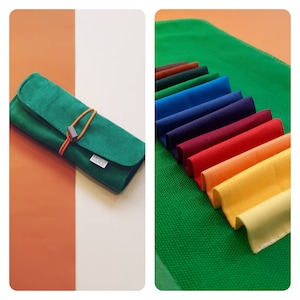 TITOLINO Waldorf roll case for LYRA colored pencils image 1