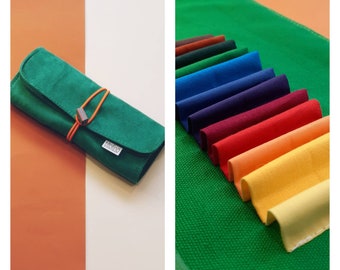 TITOLINO Waldorf roll case for LYRA colored pencils