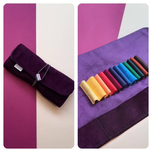 TITOLINO Waldorf roll case for LYRA colored pencils