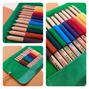 TITOLINO Waldorf roll case for LYRA colored pencils image 4