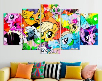 Rainbow Dash Print Etsy