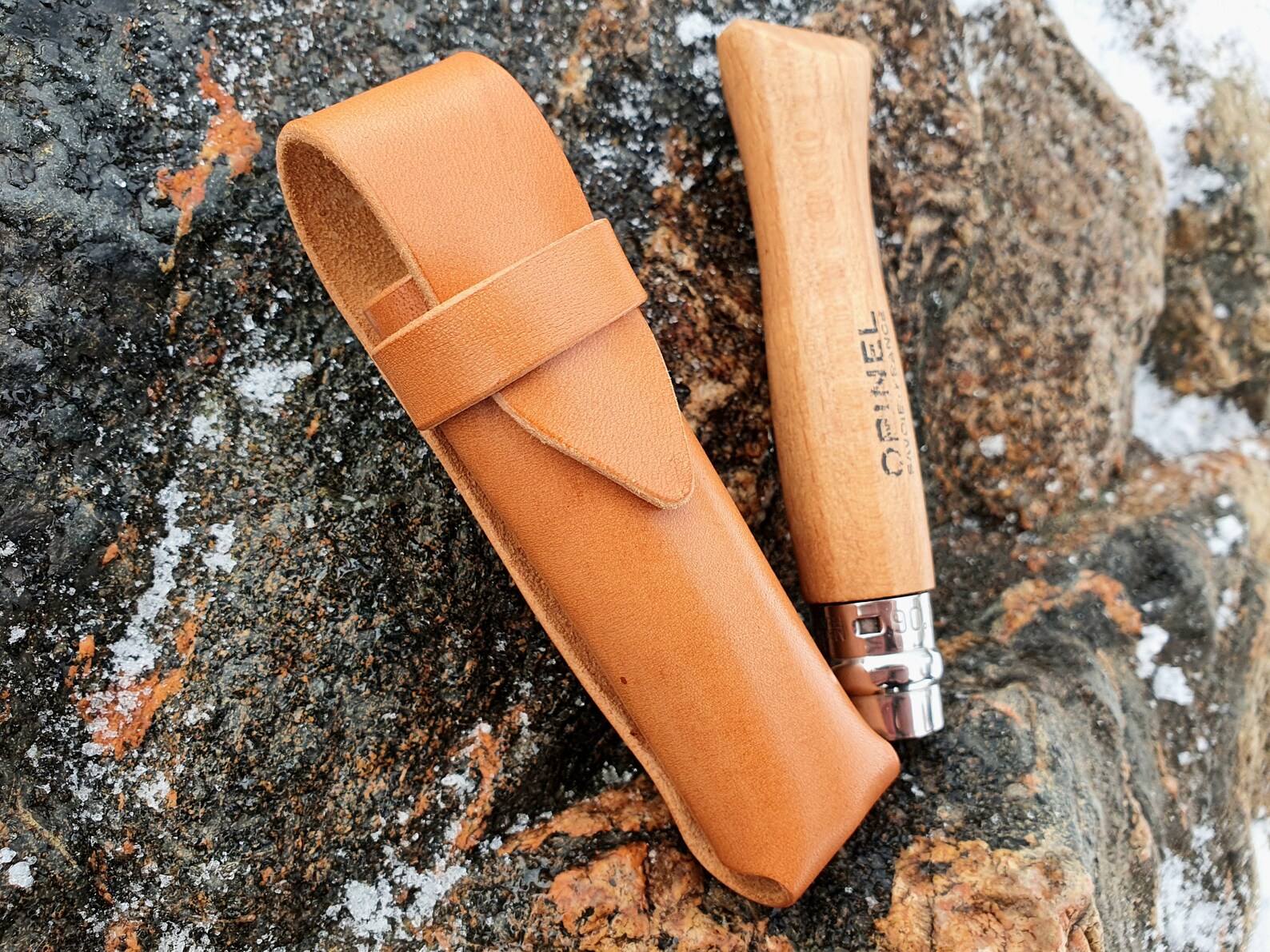 Leather Case for Opinel 6 7 8 9 10 Knife Handmade Leather Etsy
