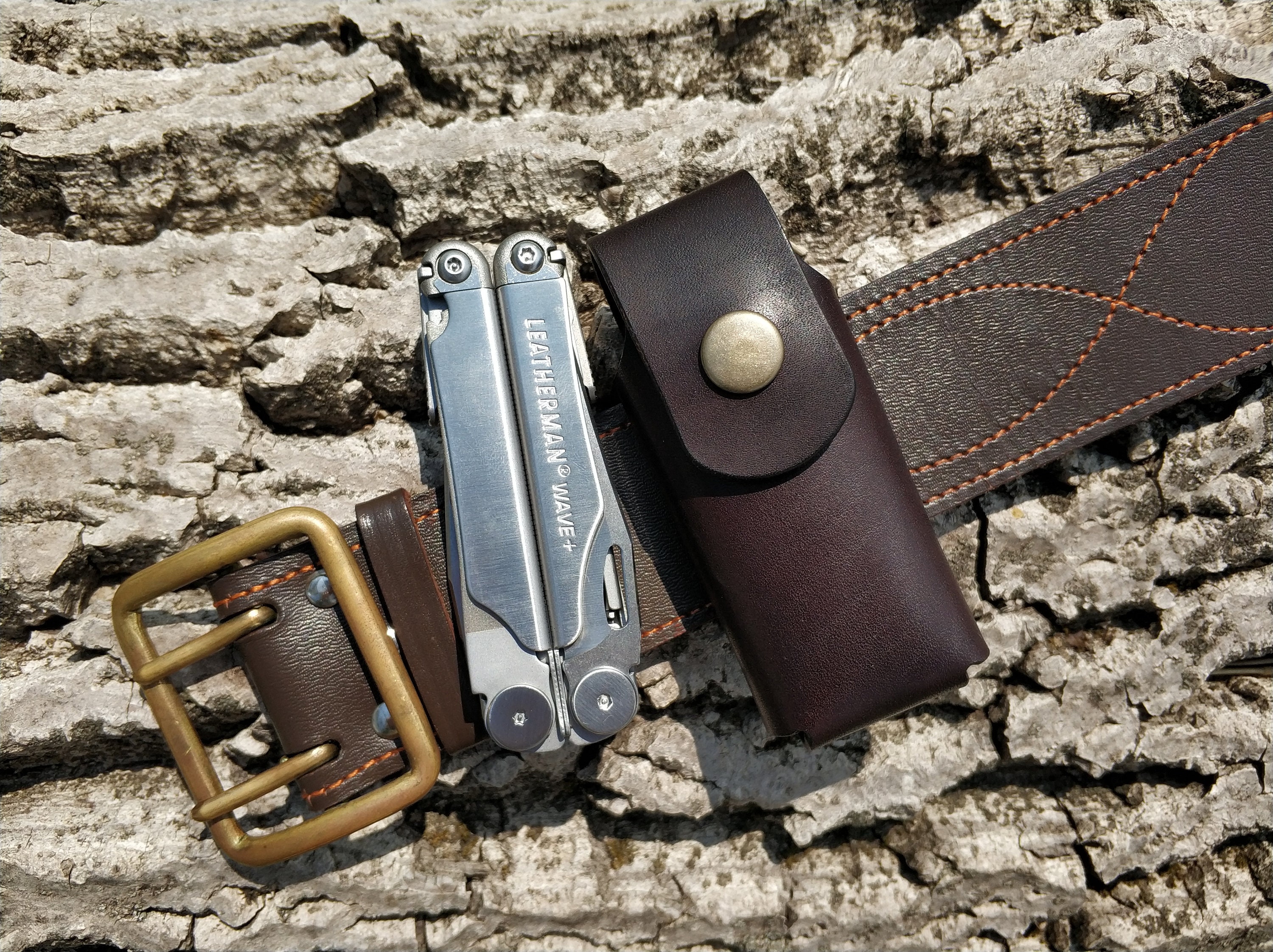 Leatherman Wave sheath handmade Belt Pouch handcrafted holster Etsy