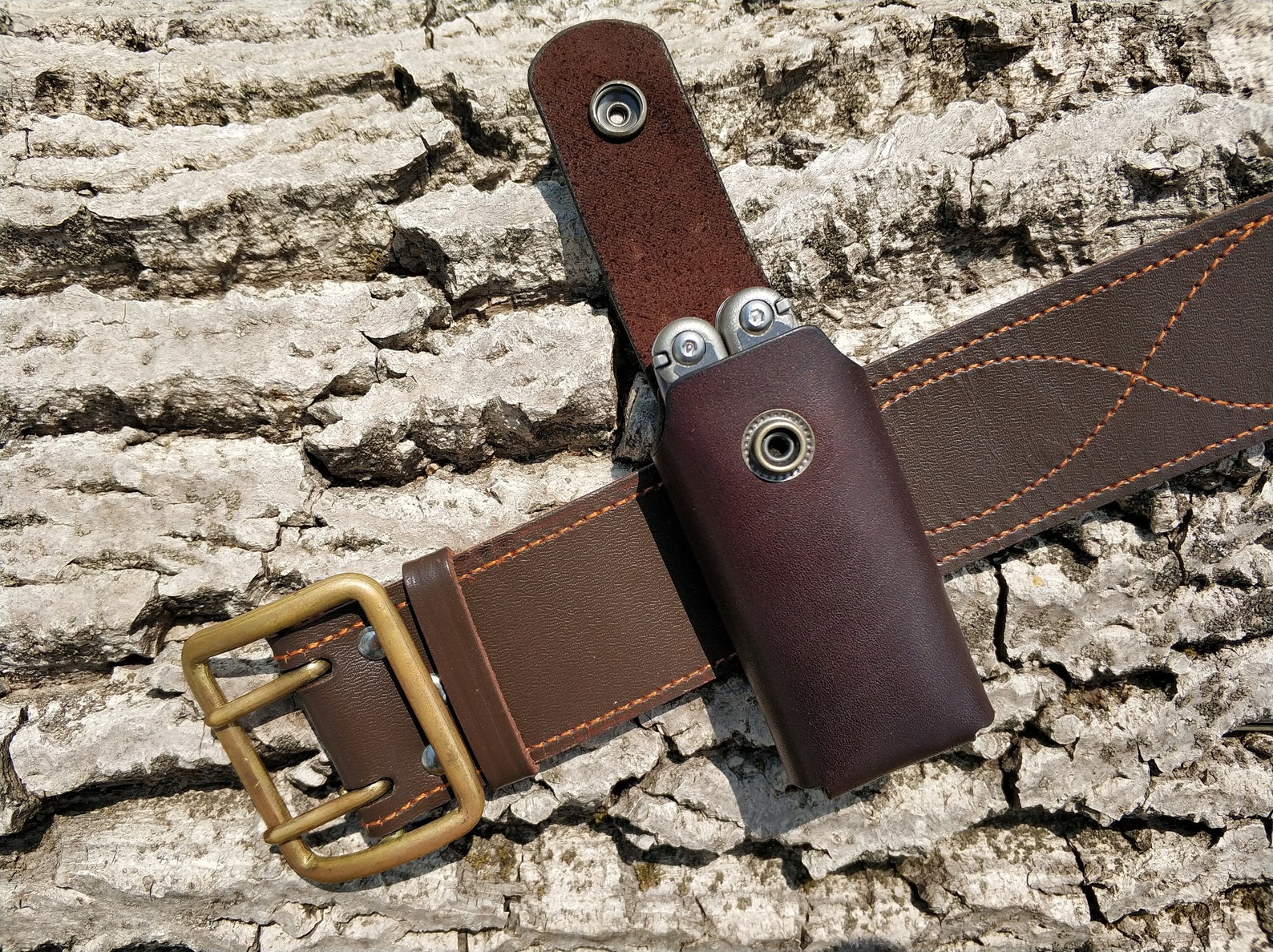Leatherman Wave sheath handmade Belt Pouch handcrafted holster Etsy
