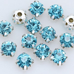 7mm Sew On Rhinestones: Crystal Montees Beads for Costumes
