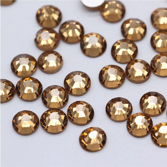 CRYSTAL BEAD NECKLACE 3 MM SPARKLED SOFT BROWN CRYSTAL BEAD NECKLACE 3 MM SPARKLED SOFT BROWN