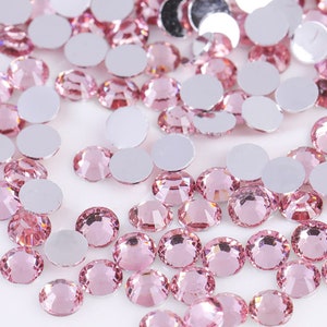 1000 Resin Flat Back Rhinestone DIY Deco Bling Embellishments 2mm 3mm 4mm 5mm 6mm Crystal Loose Beads image 3