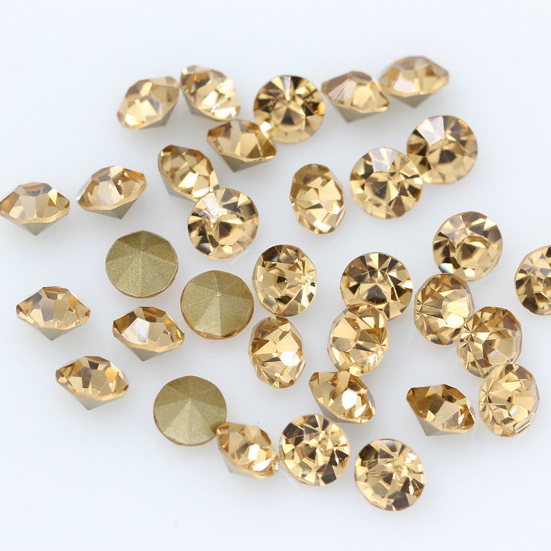 Mix Color Glass Rhinestones: Pointed Back Crystal Beads (1mm-5mm) - Etsy
