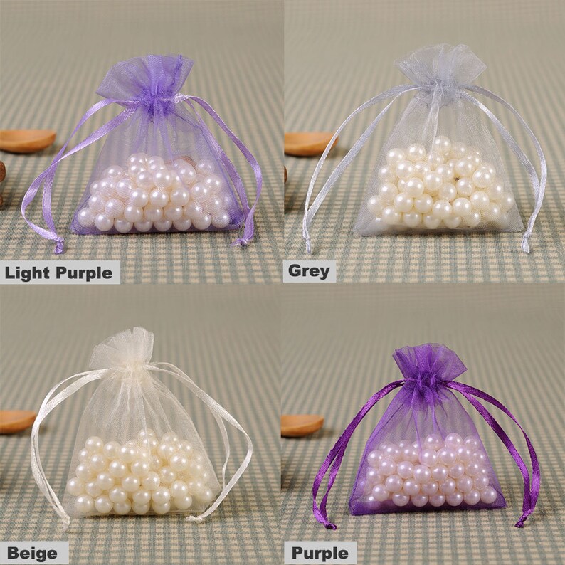 Organza Gift Bags Jewelry Pouch Drawstring Sheer Organza Bags Etsy
