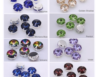 Rivoli Rhinestone Sew On Crystals: Costume Decor Embellishment (6mm 8mm 10mm)
