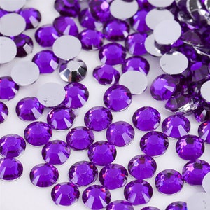 1000 Resin Flat Back Rhinestone DIY Deco Bling Embellishments 2mm 3mm 4mm 5mm 6mm Crystal Loose Beads image 7