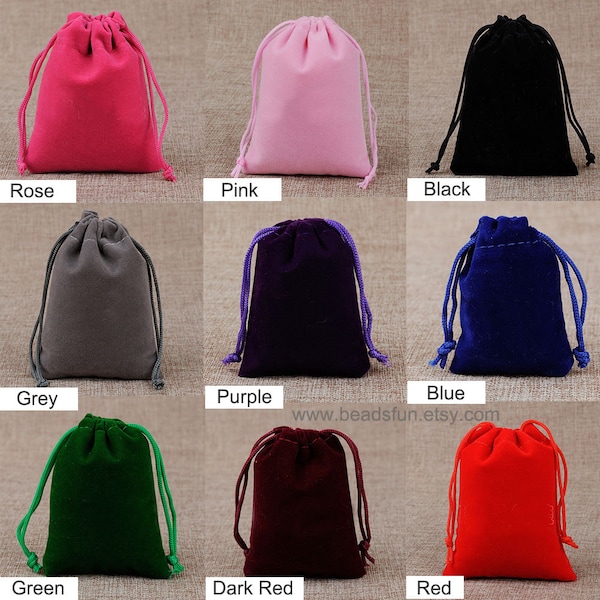 Velvet Bags for Crystals Etsy