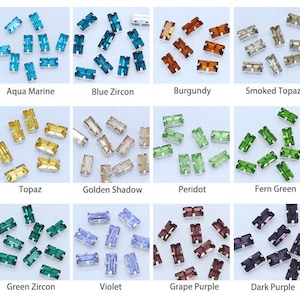 Baguette 5x10mm,7x21mm Rectangle Sew On Crystal Rhinestone Glass Beads Silver Setting Fancy Stone Sewing Embellishment
