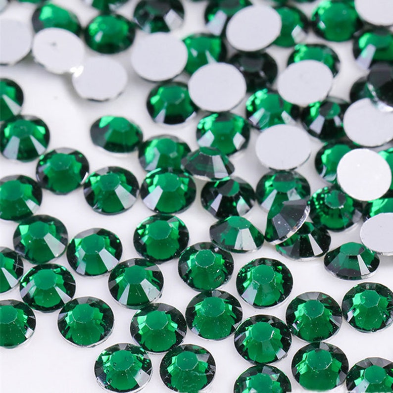 1000 Resin Flat Back Rhinestone DIY Deco Bling Embellishments 2mm 3mm 4mm 5mm 6mm Crystal Loose Beads image 8