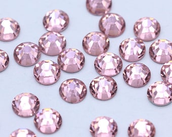 Flatback Glass Rhinestones: 6mm 7mm Bling Embellishments - SS30 SS34