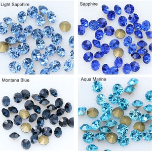 Chatons Strasssteine Bling Verzierungen Glas Kristall Lose Perlen 1mm 2mm 3mm 4mm 5mm Bild 4