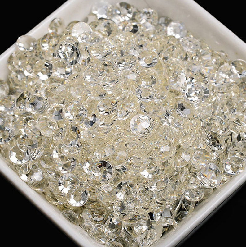 1000 Resin Flat Back Rhinestone DIY Deco Bling Embellishments 2mm 3mm 4mm 5mm 6mm Crystal Loose Beads image 10