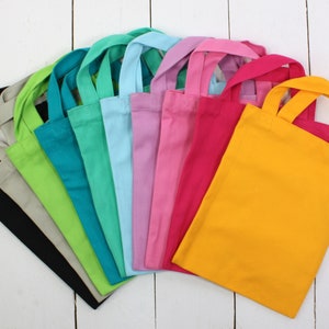 Tote bag small cotton bag canvas children colored