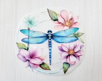 Iron-on image dragonfly iron-on motif patch transfer iron on watercolor