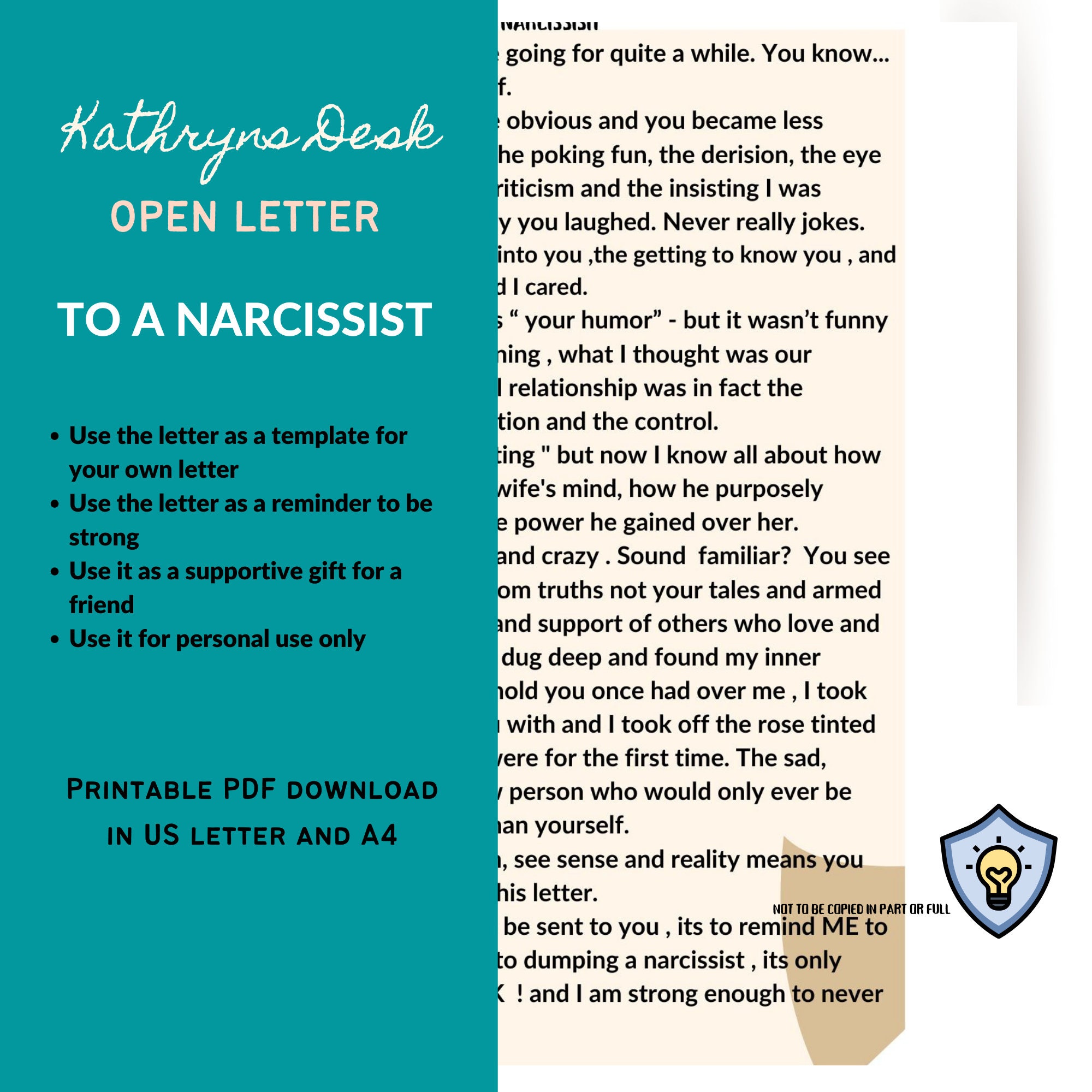 Letter To Narcissist Partner Divorce Breakup Letter Etsy letter-to-narcissist-partner-divorce-breakup-letter-etsy