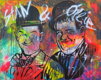 Stan & Ollie - 80 cm x 100 cm