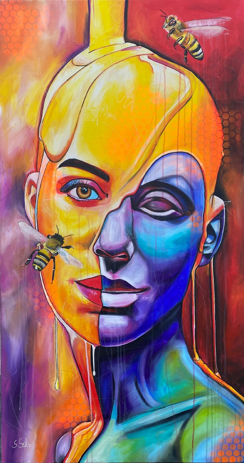 no life without bees 80 cm x 150 cm image 1